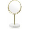 Andrea House Зеркало настольное White Marble and Gold BA16116