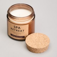 Свеча ароматизированная в стакане &quot;spa retreat&quot; velvet rose&amp;oud 7,3*7,4 см мал.= 12шт. Lefard (605-106)