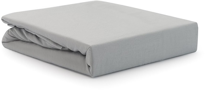 Простыня из умягченного сатина серого цвета из коллекции essential, 180х270 см (73745)