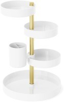 Органайзер настольный pirouette, белый/латунь (75224)
