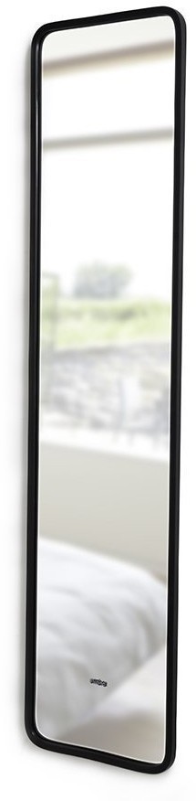 Зеркало hub, 37х157 см, черное (66165)