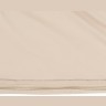 Комплект постельного белья двуспальный бежевого цвета из органического стираного хлопка из коллекции essential (69365)