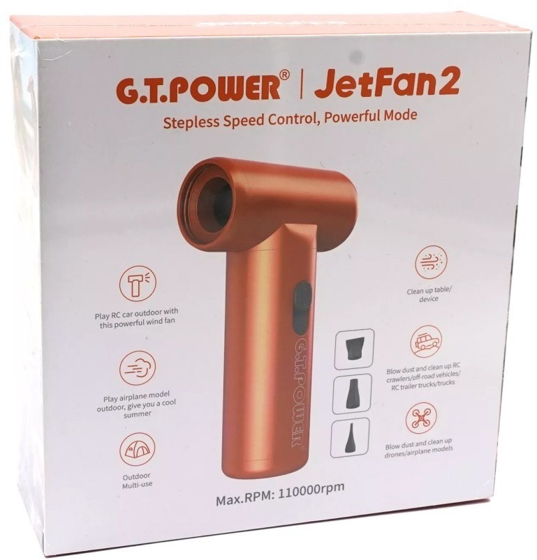 Турбофен аккумуляторный G.T. Power JetFun2 (GTP-KK02-BLACK)