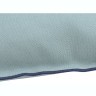 Чехол на подушку из фактурного хлопка голубого цвета с контрастным кантом из коллекции essential, 45х45 см (69852)