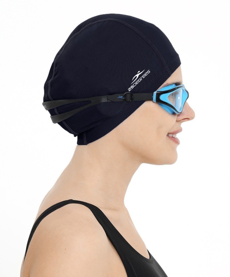 Шапочка для плавания Comfo Black, полиэстер (1549569)