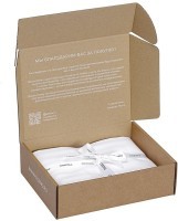 Набор наволочек из страйп-сатина из коллекции essential, 70х70 см (77143)