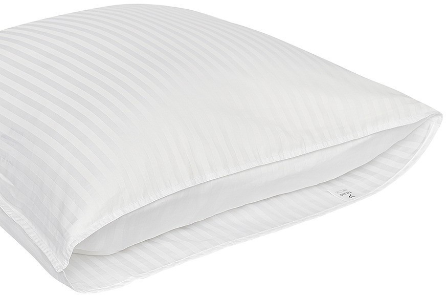 Набор наволочек из страйп-сатина из коллекции essential, 70х70 см (77143)