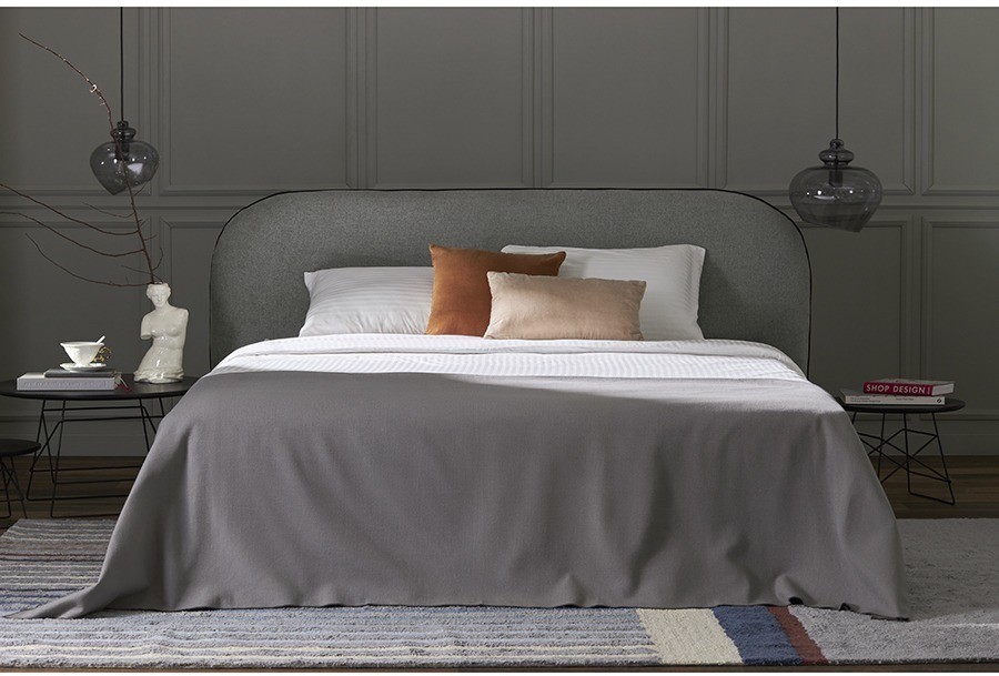 Набор наволочек из страйп-сатина из коллекции essential, 70х70 см (77143)