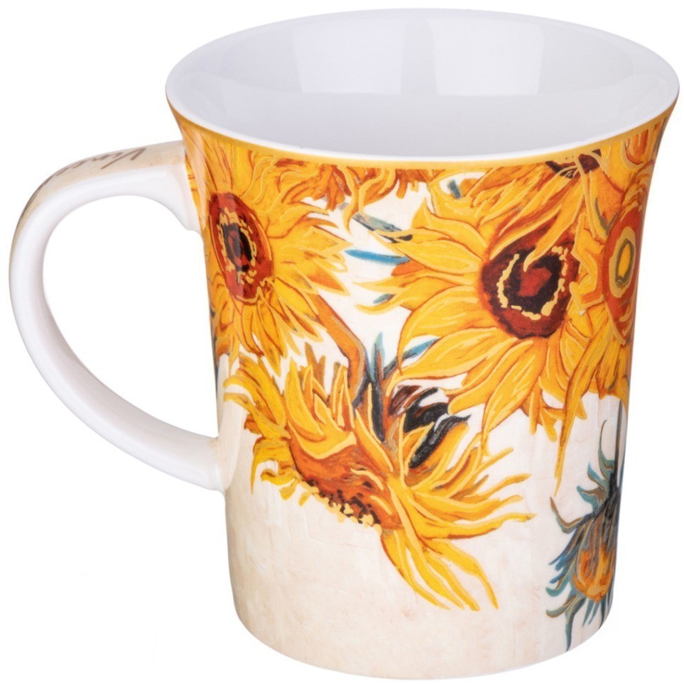 Кружка lefard "подсолнухи" (в. ван гог) 420 мл (104-1000)