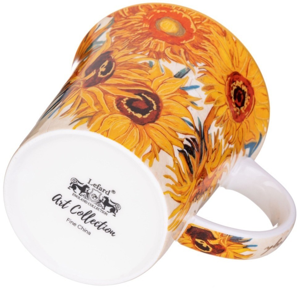 Кружка lefard "подсолнухи" (в. ван гог) 420 мл (104-1000)