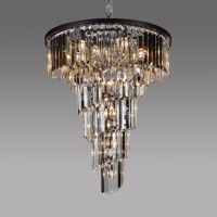 Люстра MD3190-19BL, каркас металл, стекло, Matte black, ROOMERS FURNITURE