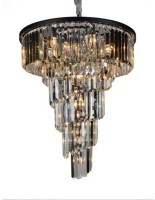 Люстра MD3190-19BL, каркас металл, стекло, Matte black, ROOMERS FURNITURE