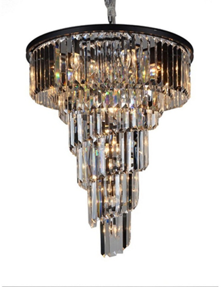 Люстра MD3190-19BL, каркас металл, стекло, Matte black, ROOMERS FURNITURE