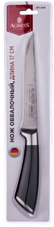 Нож обвалочный agness длина=17 см (911-014)