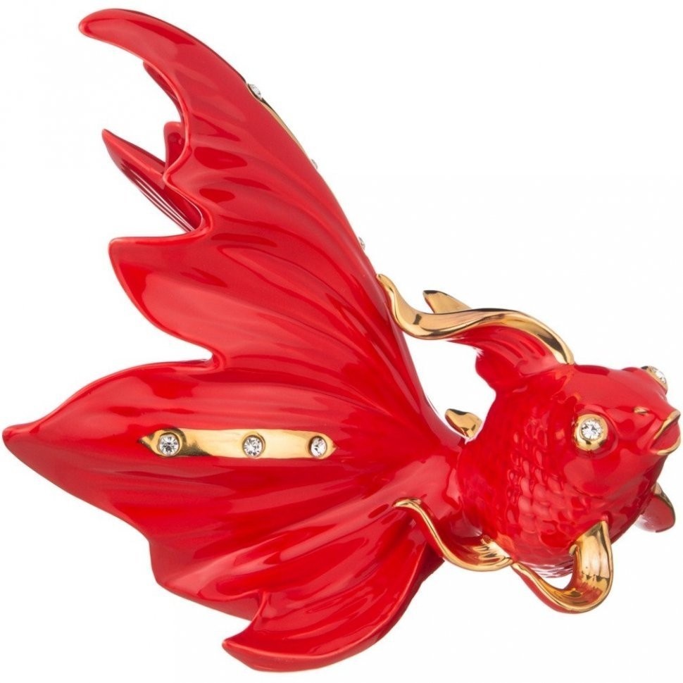 Фигурка "красная рыбка" высота=28 см. Hangzhou Jinding (58-262)