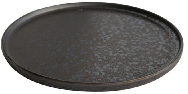 Тарелка L9404-M2, 24,5 см, каменная керамика, Brown, ROOMERS TABLEWARE