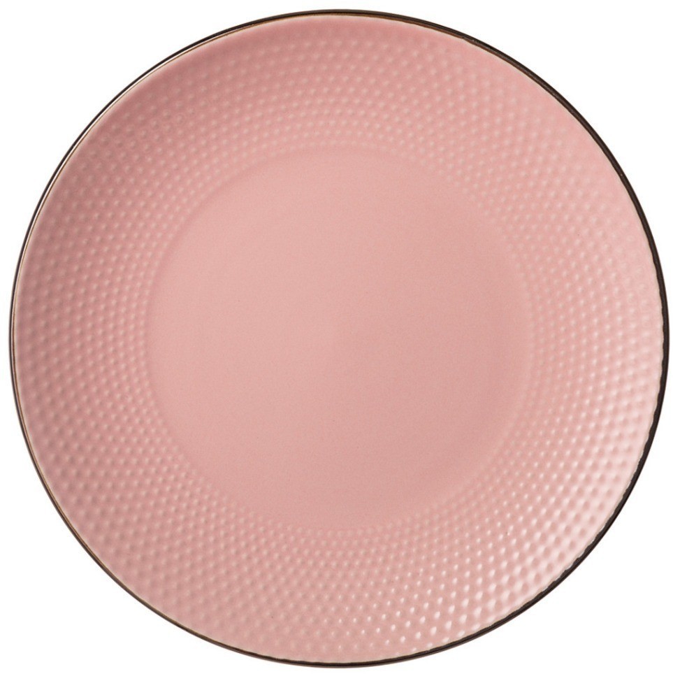 Тарелка подстановочная 24 см коллекция "ностальжи" цвет:розовый сахар Lefard (191-163)