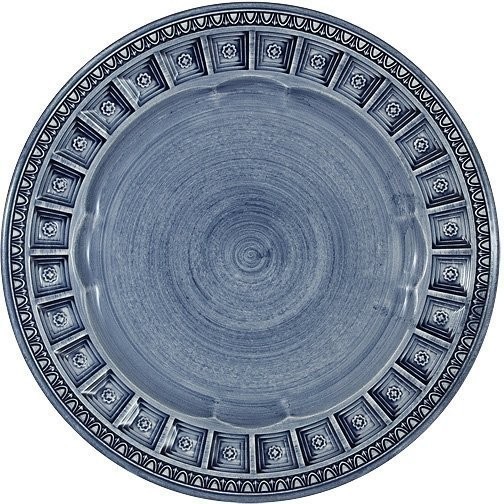 Тарелка закусочная Augusta синяя, 22 см - MC-F566300328D1381 Matceramica