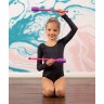 БЕЗ УПАКОВКИ Булавы для художественной гимнастики Exam, 36 см, розовый/фиолетовый (2102886)