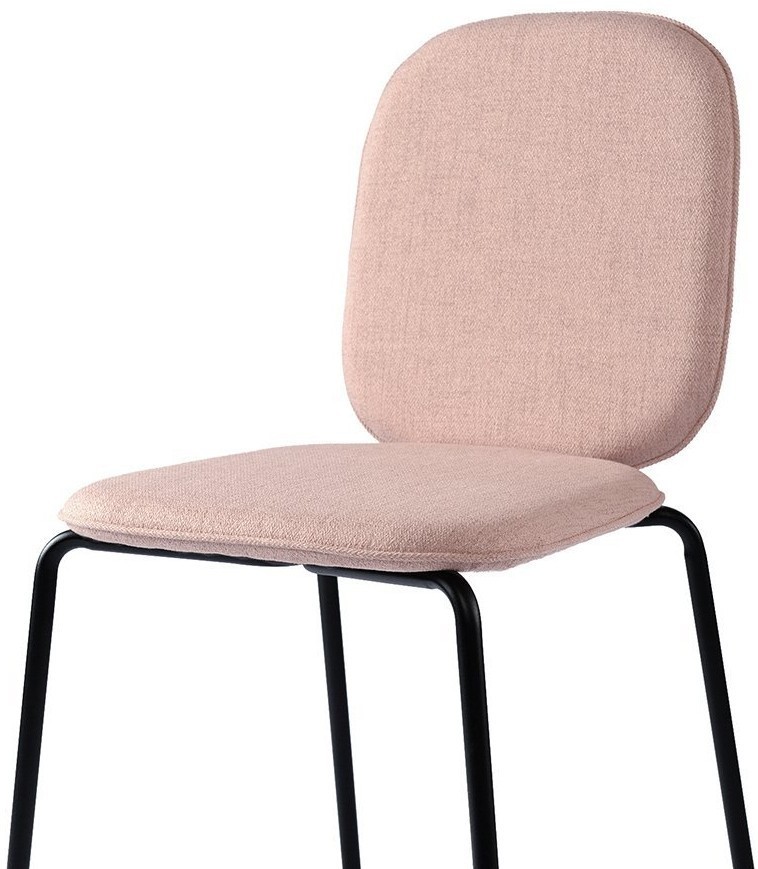 Набор из 2 стульев oswald, рогожка, бежево-розовые (74229)
