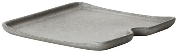 Тарелка L9268-648UСНЯТО, каменная керамика, grey, ROOMERS TABLEWARE