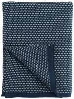 Плед из хлопка фактурной вязки essential, 130х180 см (63274)