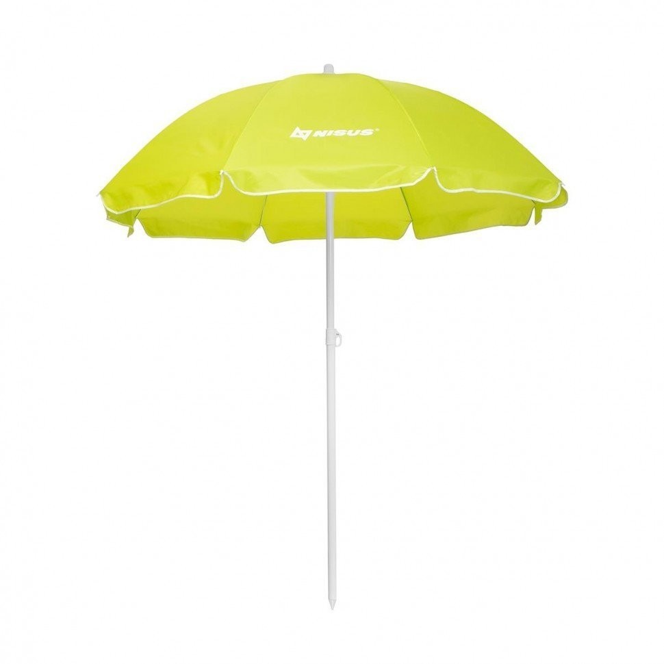 Зонт пляжный Nisus d 2,4м прямой 28/32/210D NA-240-LG (88722)