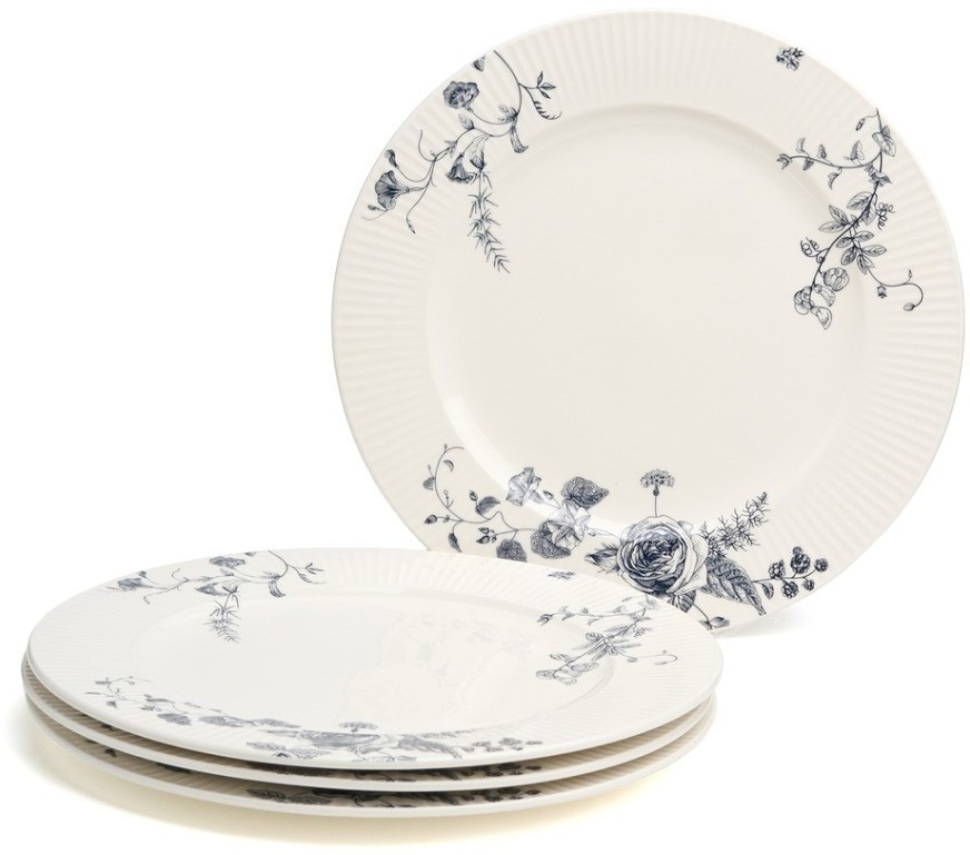 Набор тарелок обеденных lefard "blue garden" 4 шт. 27 см (191-346-1)