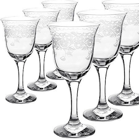 Набор бокалов для вина из 6 штук 240 мл Флёр new (MS863-07-01)