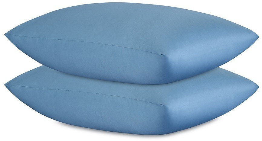 Набор наволочек из премиального сатина джинсово-синего цвета из коллекции essential, 50х70 см (79826)