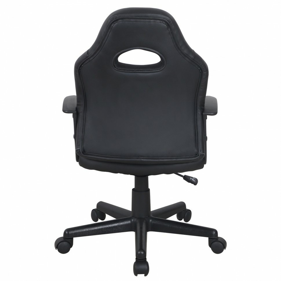 Кресло компьютерное BRABIX Spark GM-201 экокожа черное/голубое 532505 (94579)