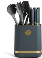 Набор agness из 11пр: 5 ножей,подставка,половник,ложка,лопатка,шумовка,ложка для спагетти (671-222)