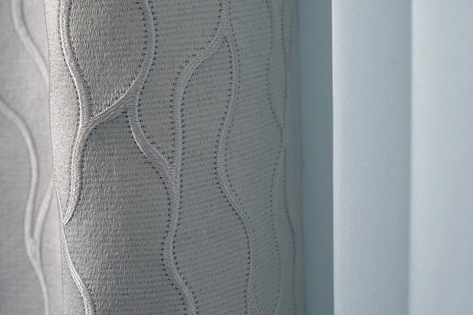 Портьера Mesh голубой 275*260 (TT-00016720)