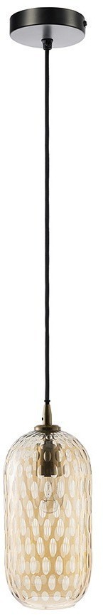 Светильник подвесной mystic aura, D26 см, янтарно-золотой (76547)