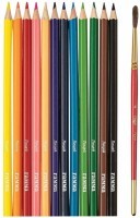 Карандаши цветные акварельные Гамма Лицей 12 цветов + кисть 221118_02 (66505)