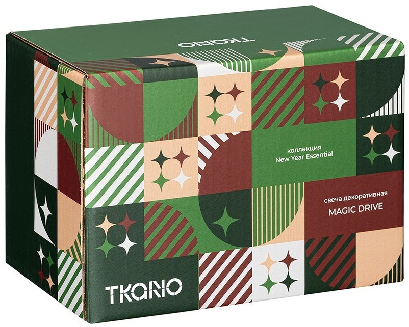 Свеча декоративная magic drive из коллекции new year essential, 10,5 см (78355)