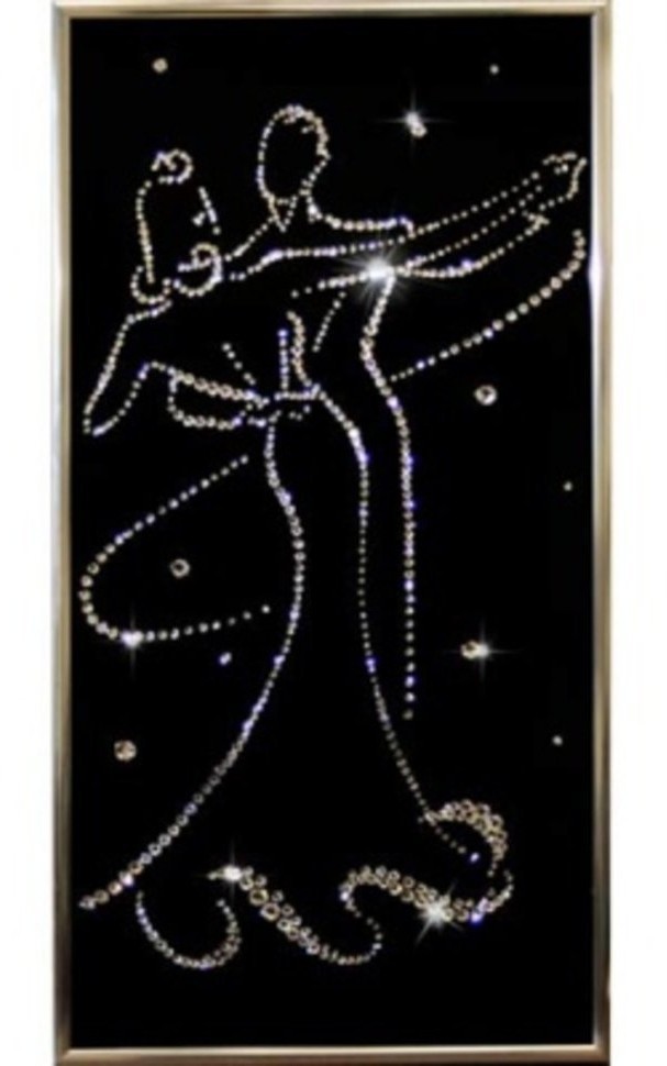 Картина Вальс с кристаллами Swarovski (1066)