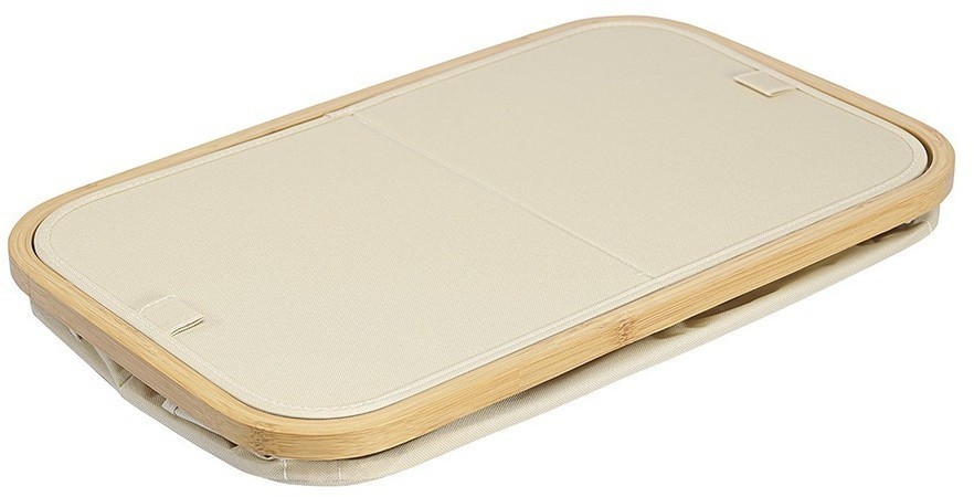 Корзина для белья с двумя отделениями neat twin, 53,5х33х53 см, молочная (77873)