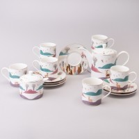 Чайный сервиз lefard &quot;top style&quot; на 6 пер. 14 пр. (165-601)