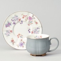 Чайный набор lefard &quot;времена года&quot; на 6 пер. 12 пр. 250 мл серый (42-567)