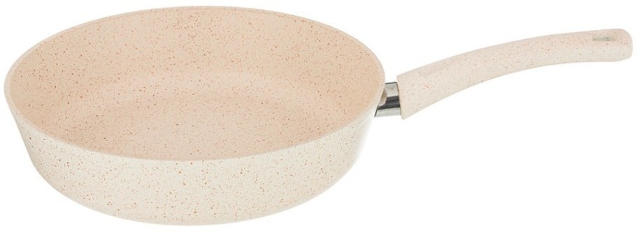 Сковорода agness глубокая с антипригарным "мраморным" покрытием, серия granite, 26х6,5см (952-019)