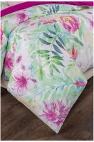 Кпб 2-х сп &quot;тропикана&quot;,хлопок 100%,белый+фуксия,под175*215 -1шт., пр 240*240 -1шт., нав 70*50*5-2шт SANTALINO (985-240)