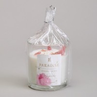 Свеча ароматизированная в стакане &quot;paradise&quot; magnolia 8*9 см мал.= 9шт. Lefard (605-105)