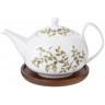 Чайник lefard "березки" 930 мл на дерев. подставке (85-2020)