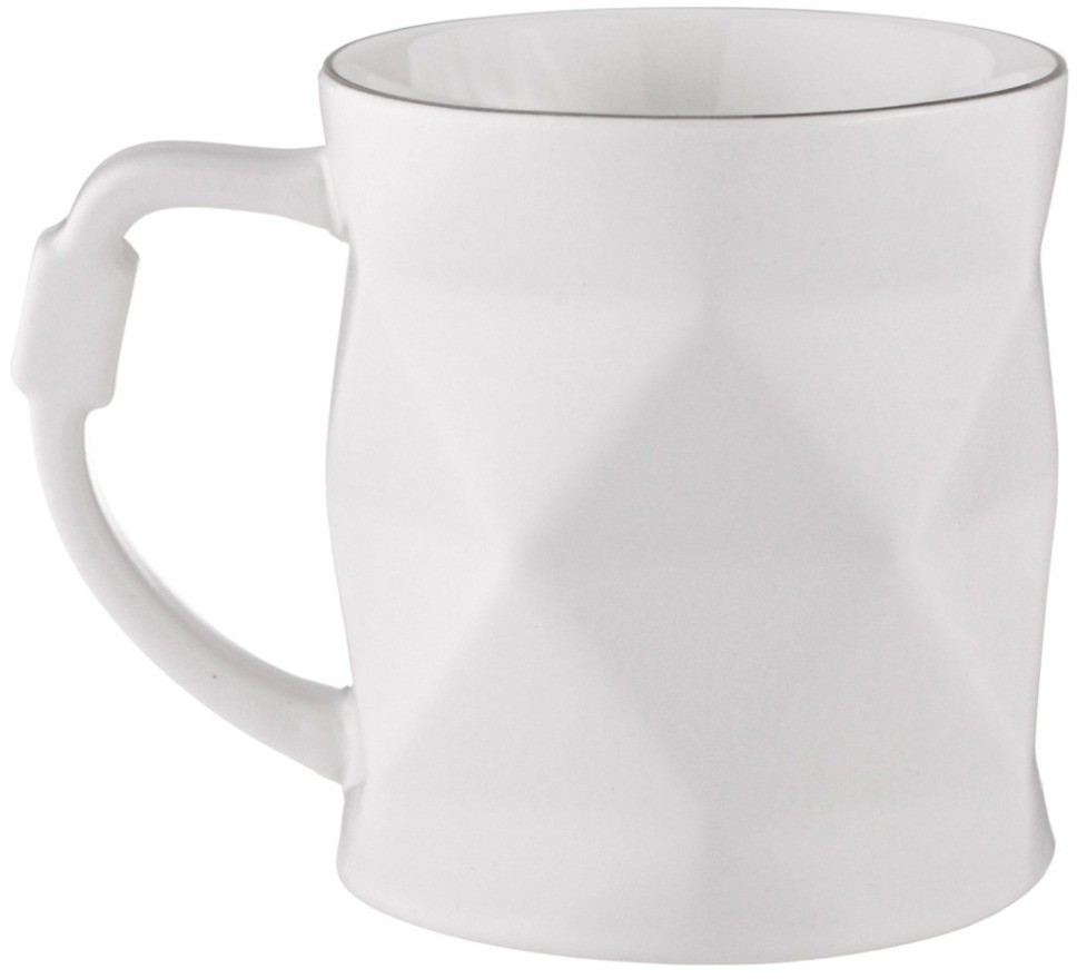 Кружка "break time" 390 мл белая LEFARD (260-984)