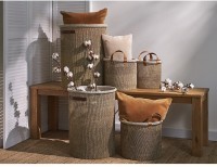 Корзина для хранения sustainable collection, D42х55 см, бежевая (77683)