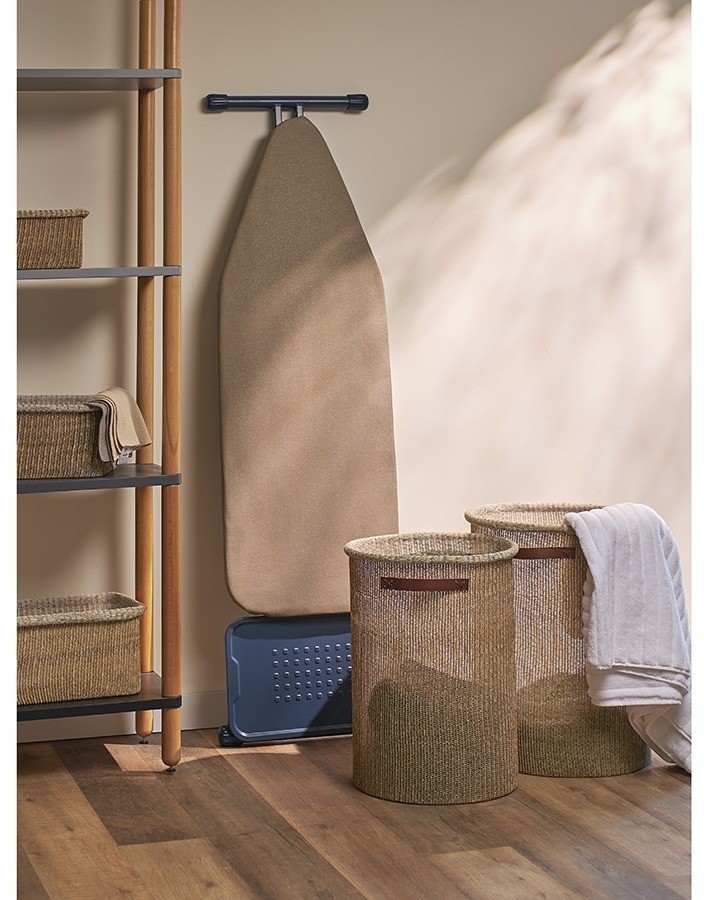 Корзина для хранения sustainable collection, D42х55 см, бежевая (77683)