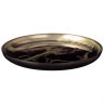 Тарелка десертная "black marble" диаметр 21 см, высота 2 cм Bronco (332-026)