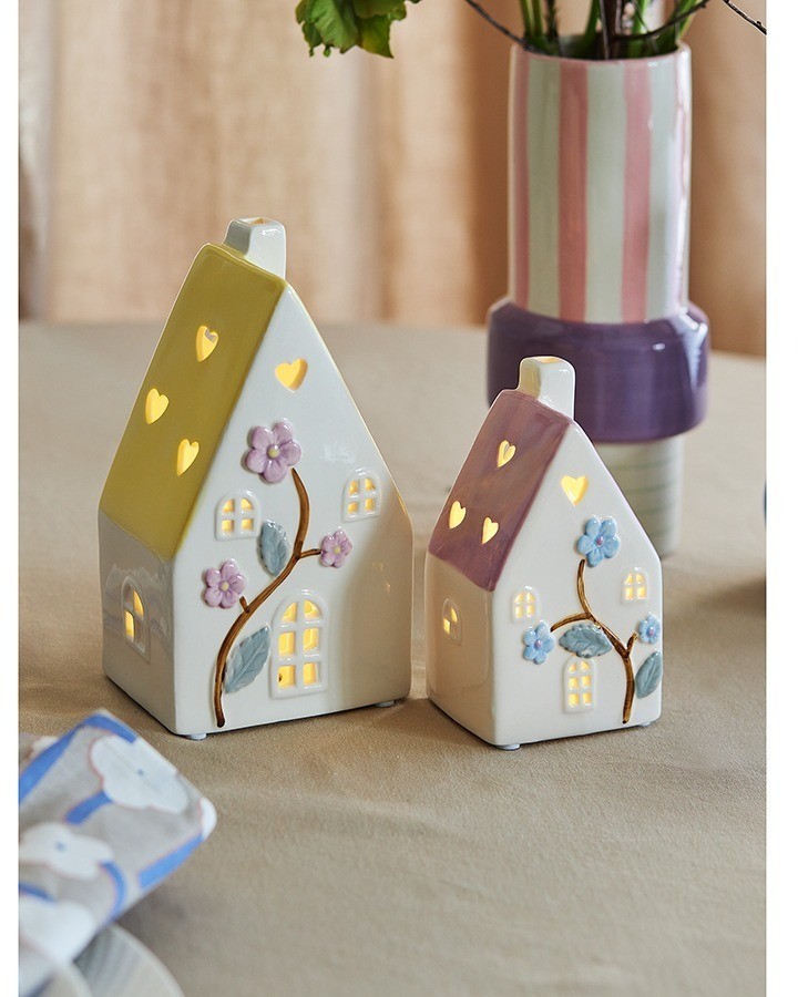 Домик из фарфора с подсветкой aars из коллекции easter essential, 20,5 см (78770)