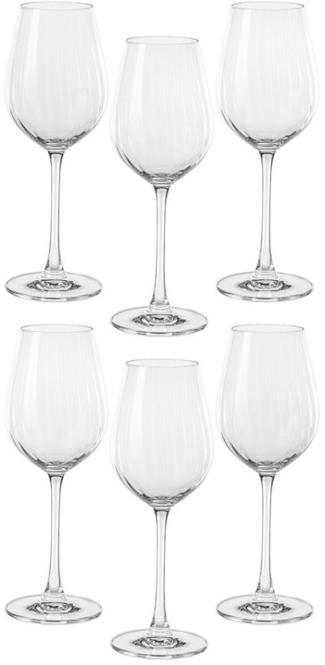 Набор бокалов для вина "columba optic" из 6шт 400мл Crystal Bohemia (669-401)